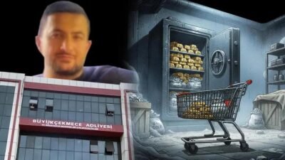 Büyükçekmece Adliyesi'nin emanet bürosundan 25 kilogram altın ve 50 kilogram