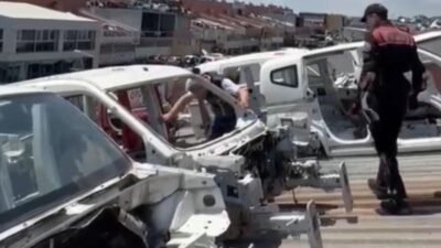 Ankara'da, depremde hasar gören araçlarla hacizli, yakalamalı, çalıntı ve kaçak