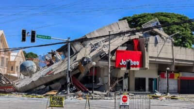 Filipinler'in Mindanao Adası açıklarında meydana gelen 7,8 büyüklüğündeki depremde ölü