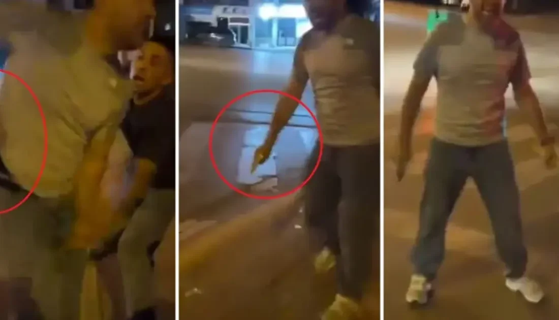 Ankara'nın Etimesgut ilçesinde yaşanan yol verme tartışması, kavgaya dönüşerek silahlı